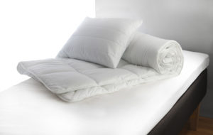 Svensktillverkat täcke från Värnamo sängkläder. Täcket heter Topcool och du kan få det både som svalt och varmt.