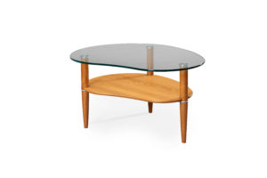 Ett fint glasbord från Bordbirger. Detta fina soffbord finns med ben i färgerna Ek, rökt ek, svartbetsad ek och vitlack.