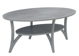 Ett fint soffbord från Kleppe. Bordet heter spinell och är här ovalt. Välj mellan dessa färger: Ek, vitfärgad ek, gråfärgad, rökfärgad, espresso valnöt och vit.