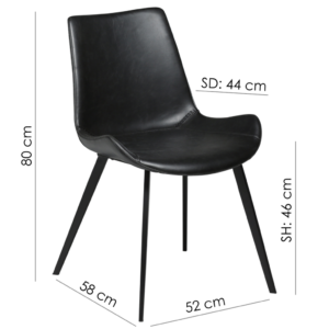 Hype är en stol från Dan form. Denna stol finns även som barstol. Välj mellan olika färger.
