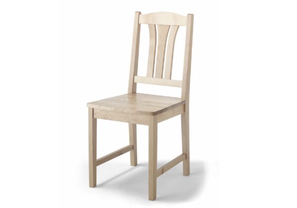 En stol från Torkelson. Är en del av en matgrupp, så tillhörande bord finns.
