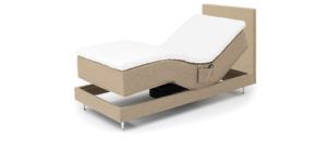 Fox Pearl en säng från Ermatiko. Detta är en justerbar säng med motor. Du kan höja och sänka fot och huvudända. Denna säng är med fem zoner och 1 lager pocket.