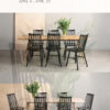 Köp san marco bord och zig zag stol från Hans Kmed 15% rabatt. Erbjudandet gäller vid köp av san marco rektangulärt bord i kombination med 4-8 svarta zig zag stolar.