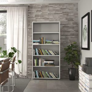 En bokhylla från Tvilum vid namn Prima. Denna bokhylla finns som hög bokhylla och låg bokhylla. Välj mellan 4 eller 2 hyllor. Båda är i vitt.