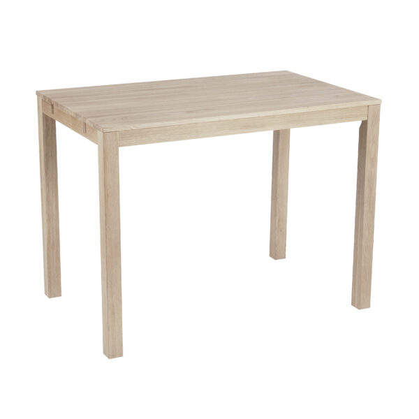 Fin designermöbel från Hans K. Inzel är ett matbord med hängklaff som endast finns i blond ask. Bordet är 120x75 cm. Kombinera gärna med Flex stol med svart sadelgjord.