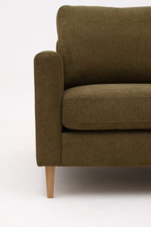 Armstöd till byggbara soffan Tiffany från Ermatiko. Det finns flera olika armstöd till denna soffa. Bygg den som du vill med delar som divan och öppet avslut.