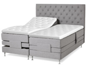 Justerbar säng från Hilding Anders. Detta är en ställbar säng som är svensktillverkad. Finns i medium och fast. Välj mellan flera olika färger.