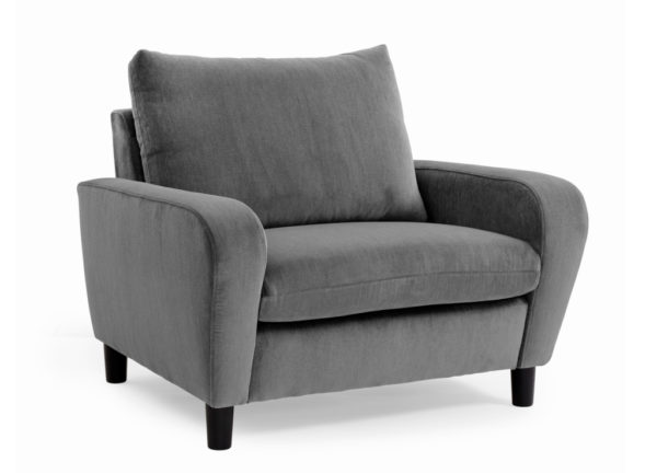 Fin och bekväm soffa från Above. Harmony har 10 års garanti på sitsar. Sitsar i formgjuten kallskum och stomme i trä och plywood.
